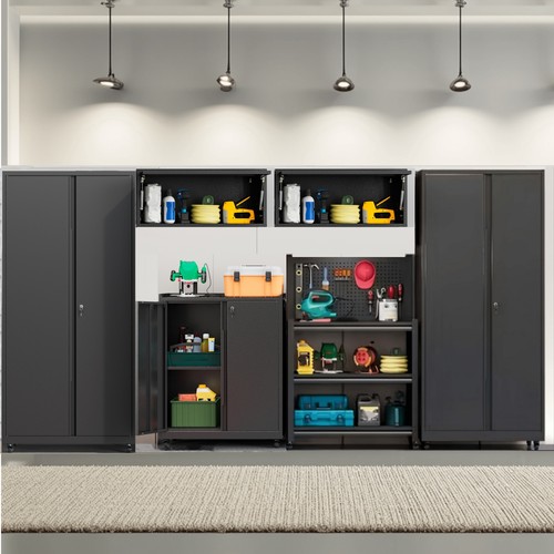 Garage storage cabinets - garage, system
