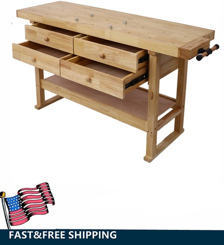 Wood workbench drawer - workbench, for